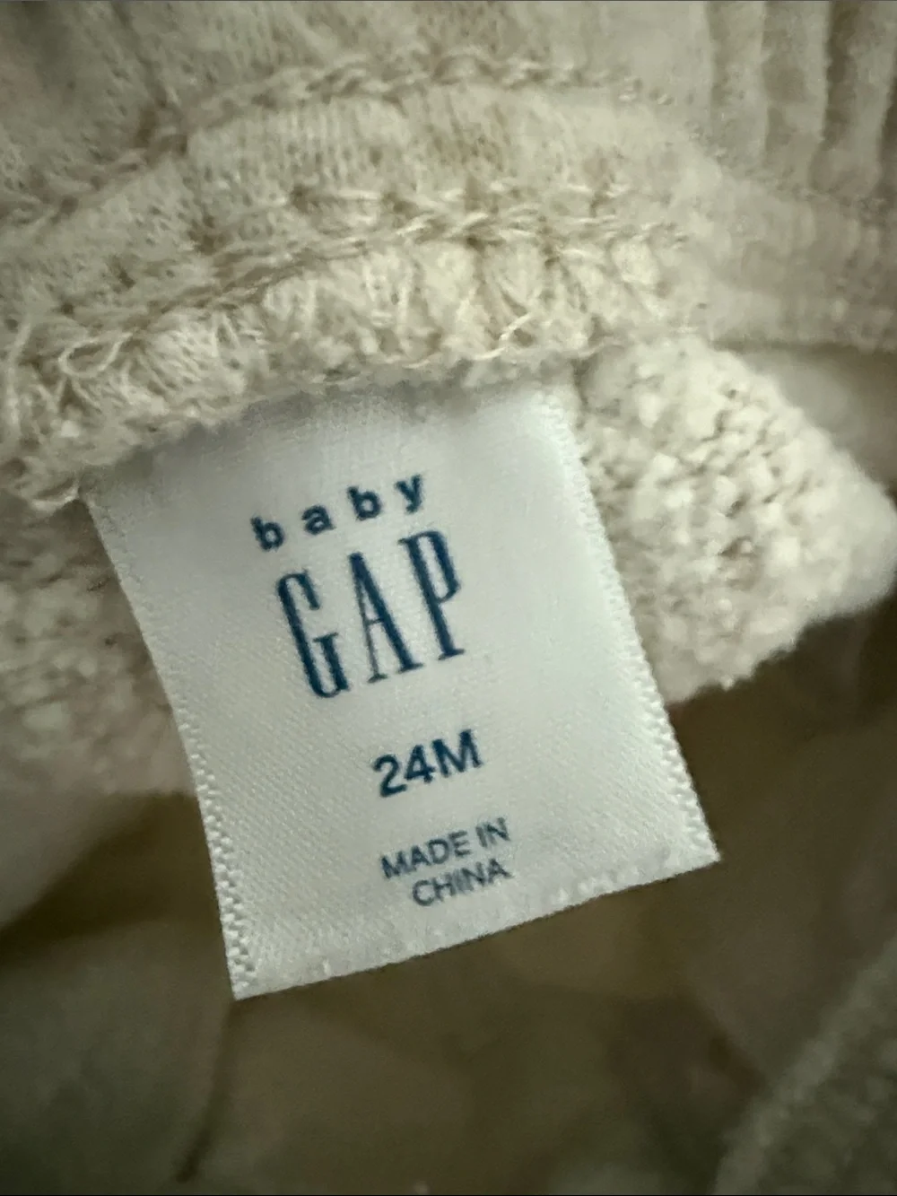 GAP Kids Neutral Beige Sweatshirt & Joggers Set